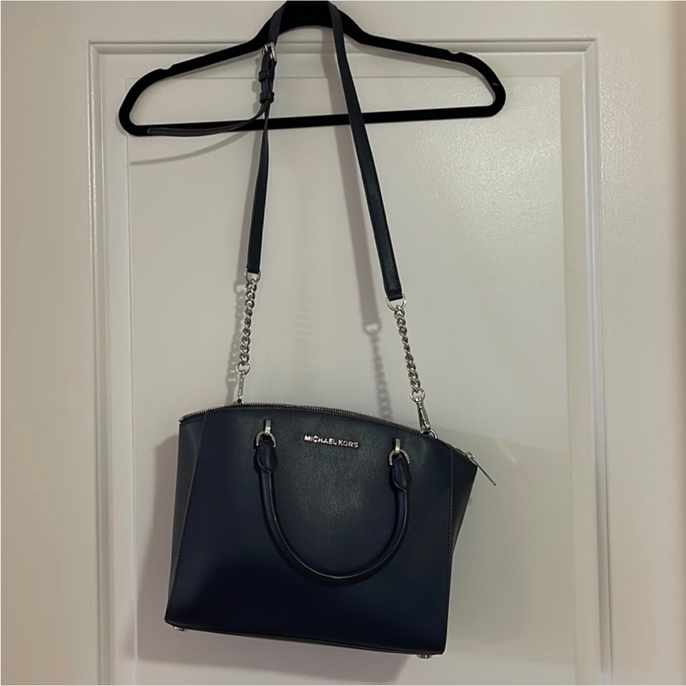 Michael Kors Navy Blue Purse